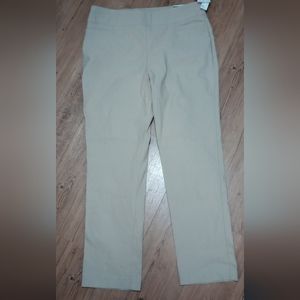 KIM Rogers Straight Tummy Control Pants - Beige, womens 14 short